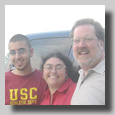 Josh, Ruthie and Dennis with Josh's NEW WHEEL'S!