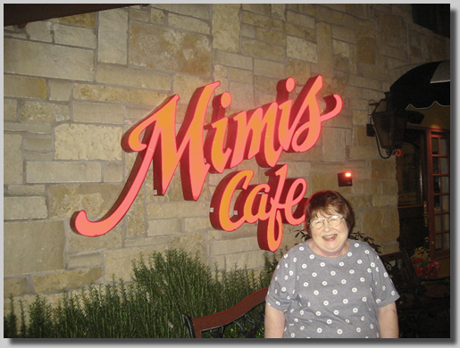 Mimi at Mimi's Cafe