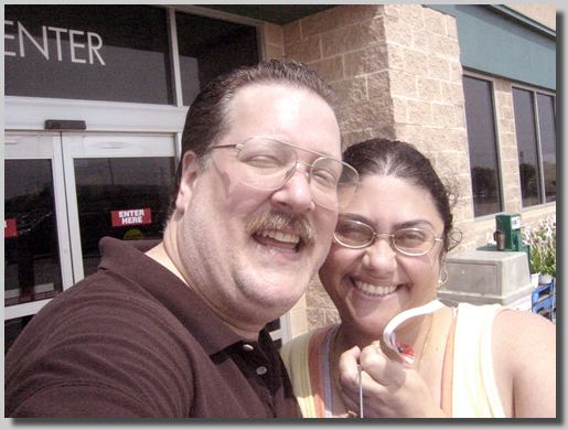 Ruthie and Dennis At a Poppy Drive