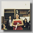 This is the wedding Processional with Rachel coming down the aisle.