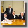 The men around the round table doin' bizness.