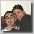 This was a shot of Gush, Rooty Jr., Jonathan, David and Joanna, who was visiting David from Florida.