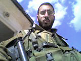 yoshi on patrol somewhere in the west bank in an israeli settlement
